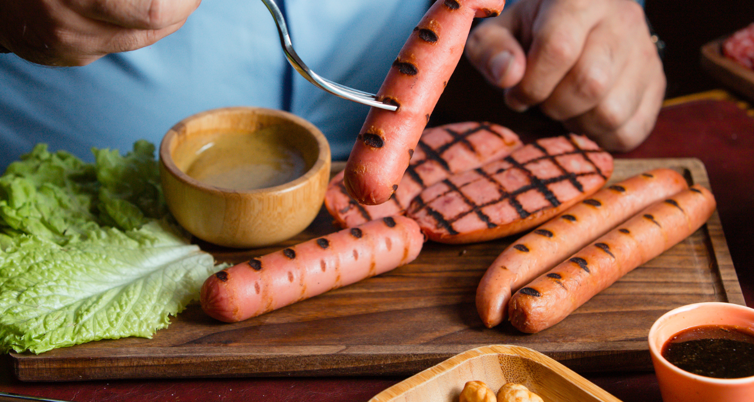 cooking sausage kitchen