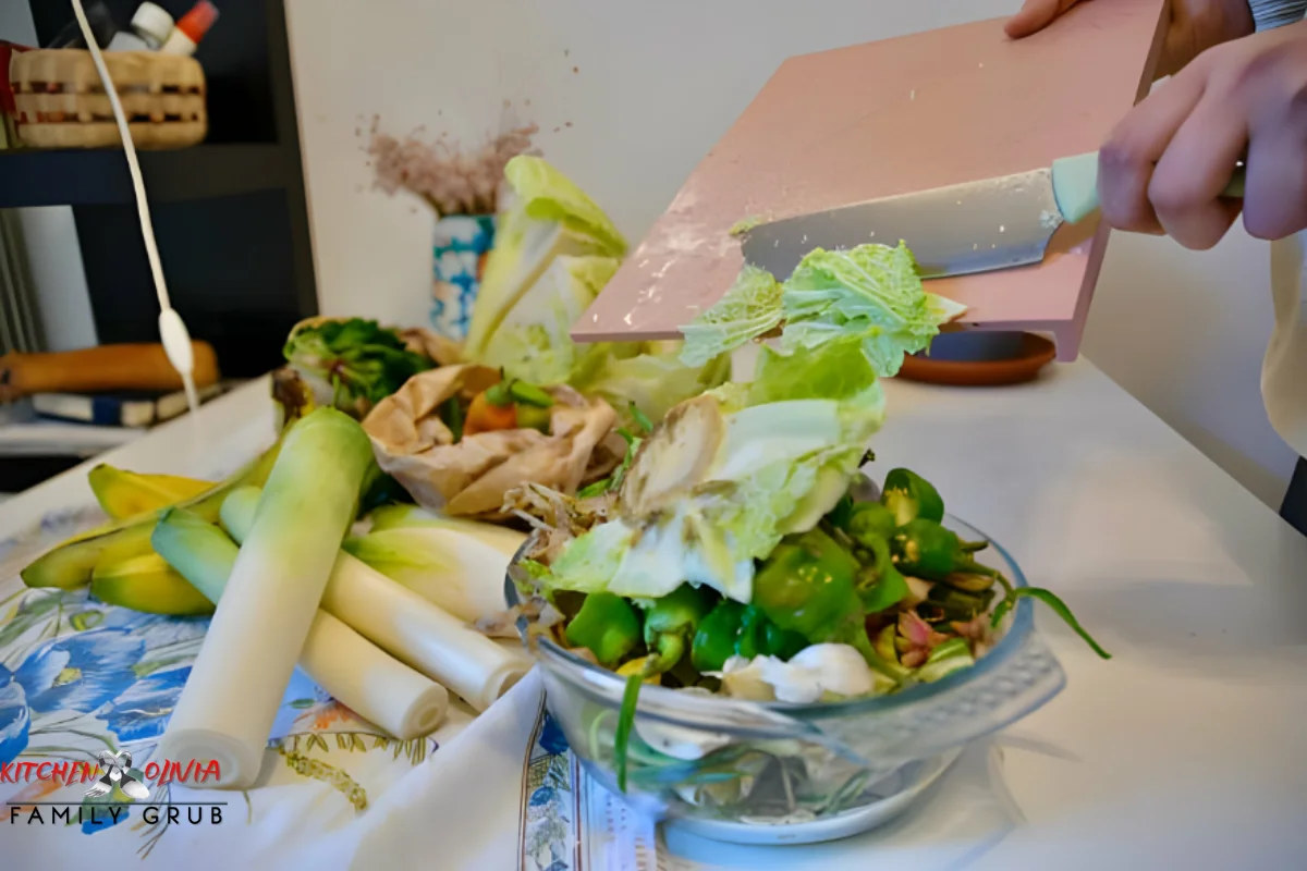 Fresh vegetables and greens arranged beautifully for salad preparation