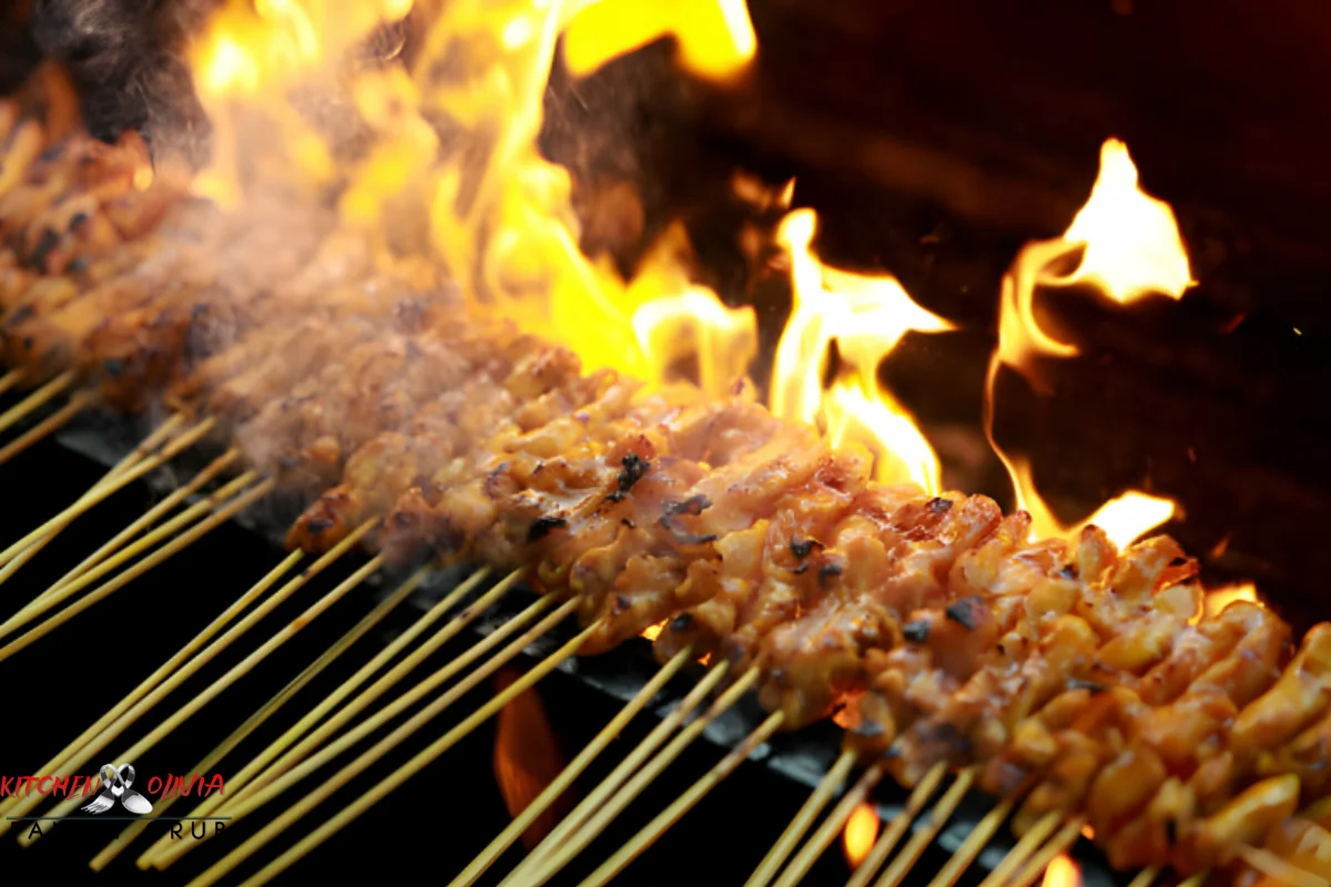 BBQ stall smoking meat