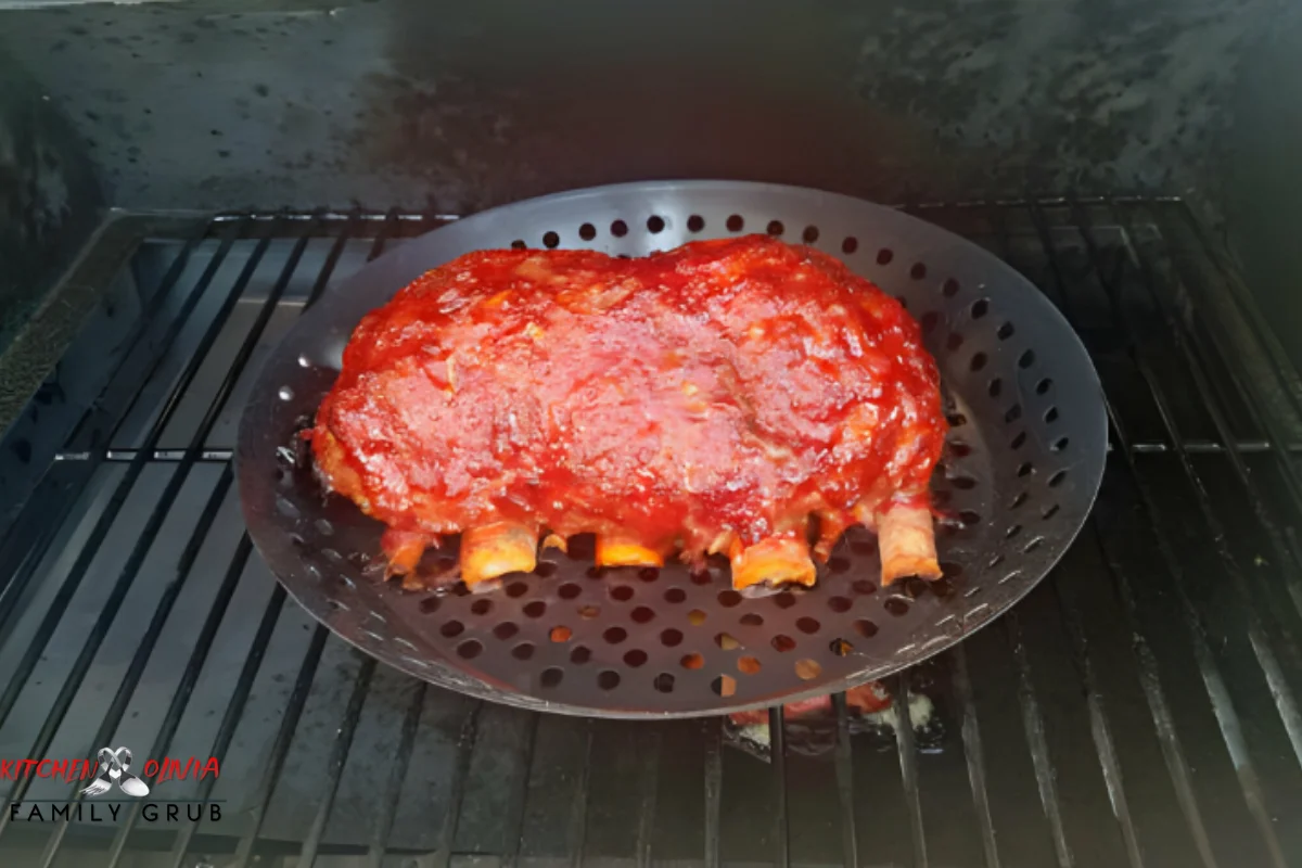 Smoking meatloaf in a smoker